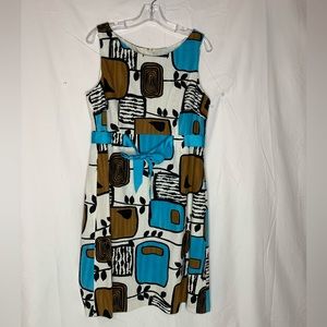 Jessica Howard high-waisted sleeveless dress 14 fully lined back zipper